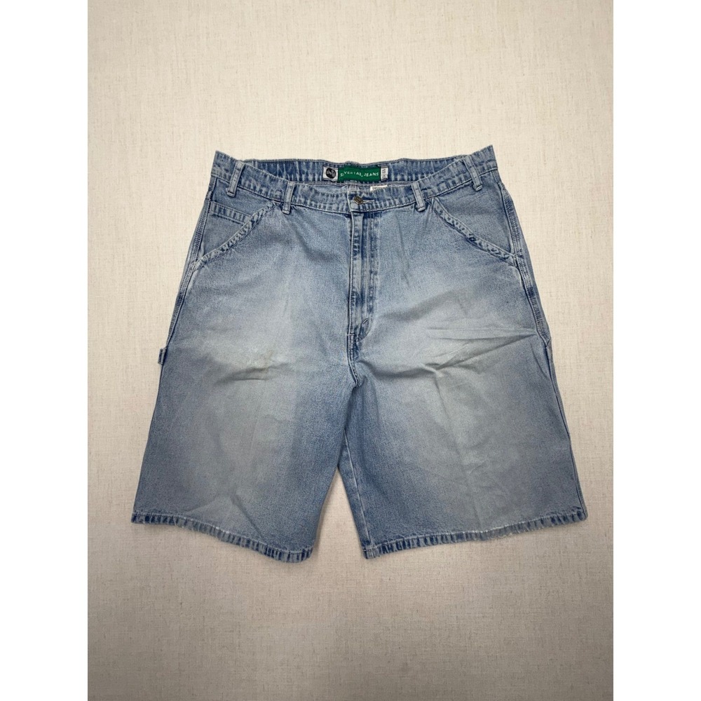 Vintage Levis SilverTab Carpenter Denim Shorts Light Wash Mens 38 Baggy Skater